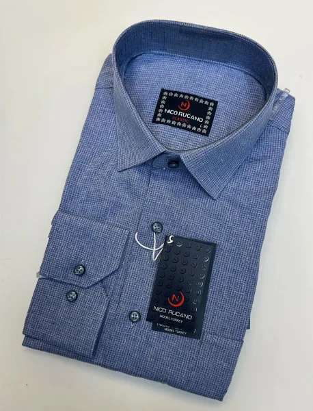 Рубашка Nikola Rossi CLASSIC (L-5XL), хлопок — фото 11