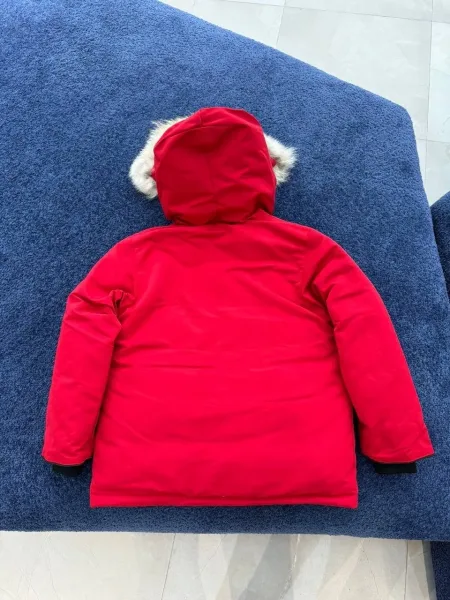 Куртка зимняя Canada Goose Expedition Kids, красная — фото 3