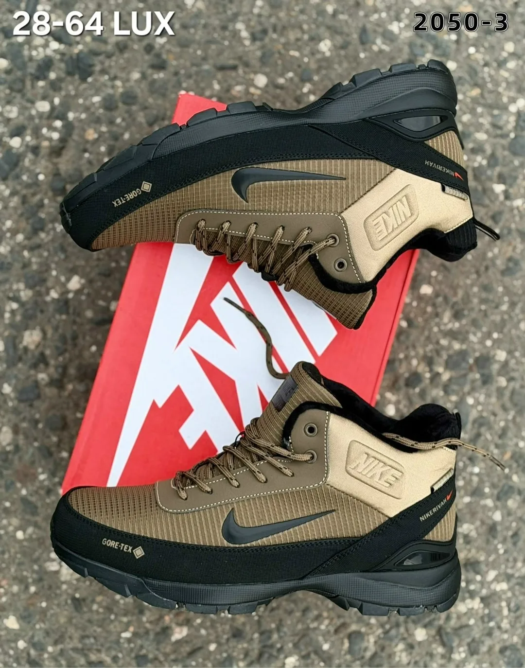 Мужские кроссовки с натуральным мехом и непромокаемой мембраной — фото 2
