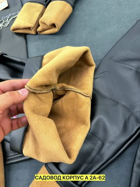 Лосины из махры с начесом, подходят для зимнего сезона — фото 1