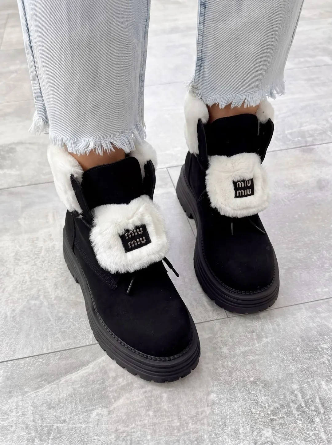 Ботинки miu-miu на ЗИМА — фото 2