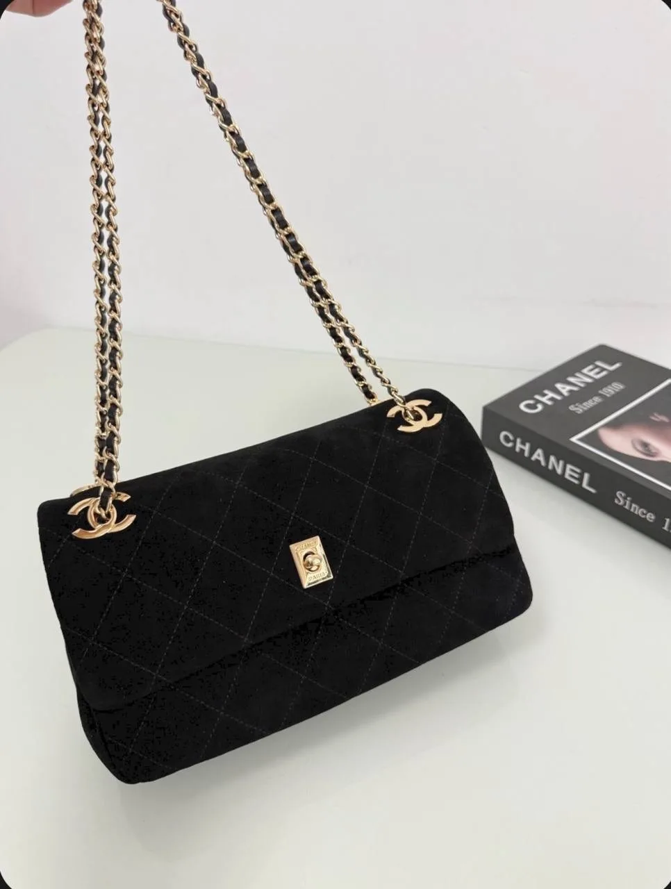 Сумка Chanel, замша — фото 4