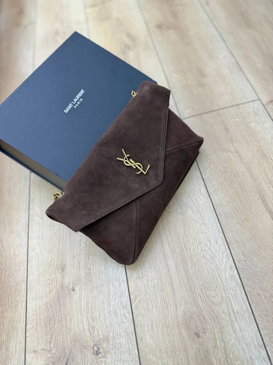Кошелёк YSL, кожа — фото 3