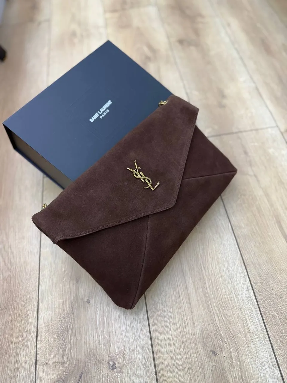 Кошелёк YSL, кожа — фото 5