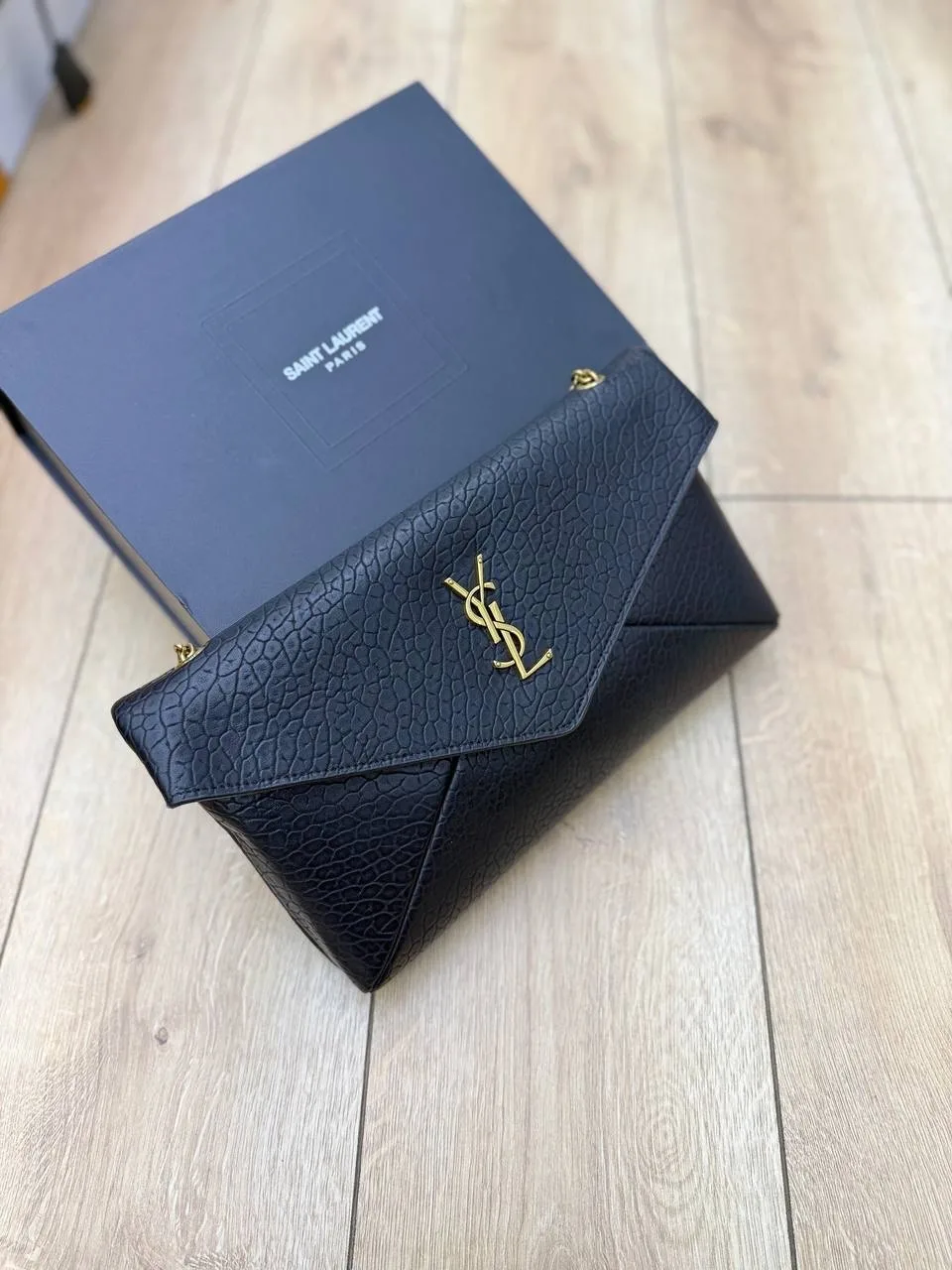 Кошелёк YSL, кожа — фото 6