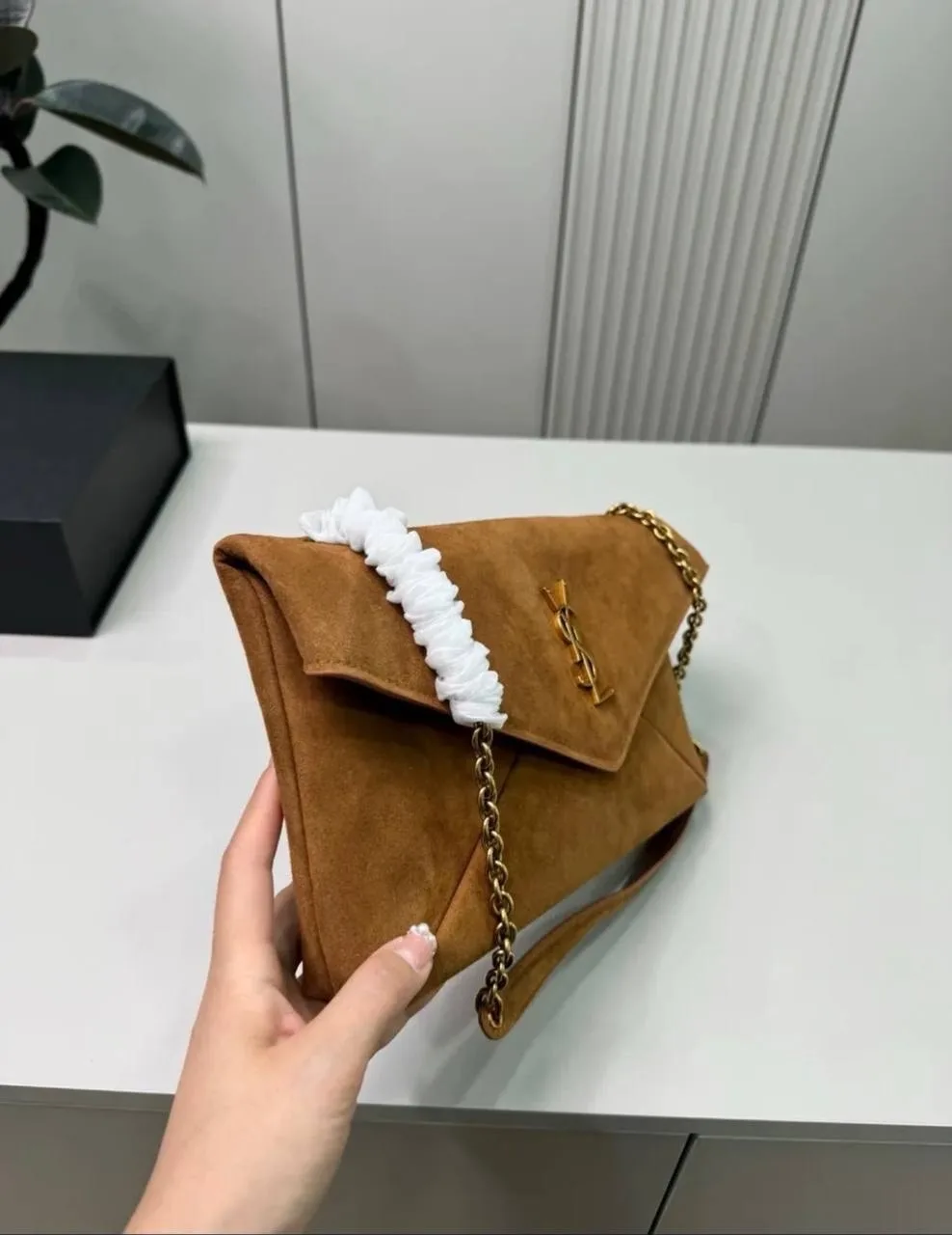 Кошелёк YSL, кожа — фото 8