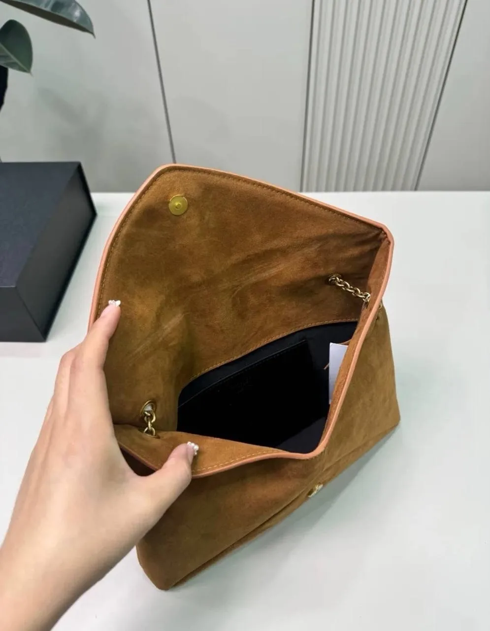 Кошелёк YSL, кожа — фото 9