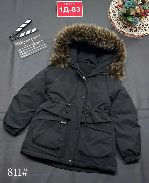Зимняя куртка для девушки из материала холофайбер — фото 1