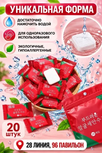 Компактные салфетки для дома, путешествий и повседневного использования — фото 4