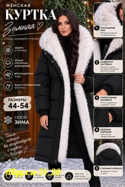 Теплая и стильная куртка — фото 2