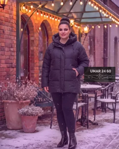 Женская куртка зима из холлофайбера — фото 3