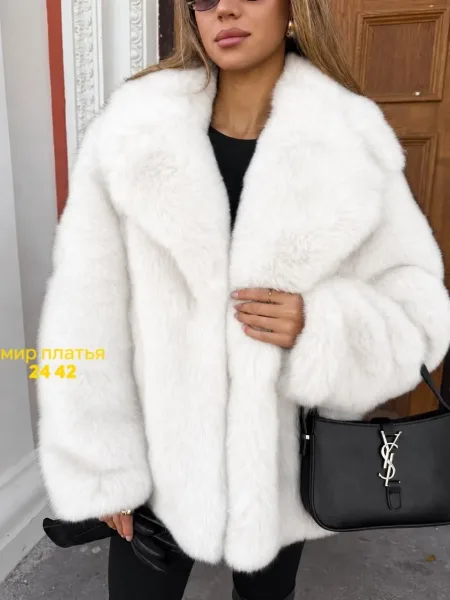 Стильная, мягкая и очень эффектная шуба идеальный вариант для создания женственного и дорогого образа в холодный сезон — фото 1