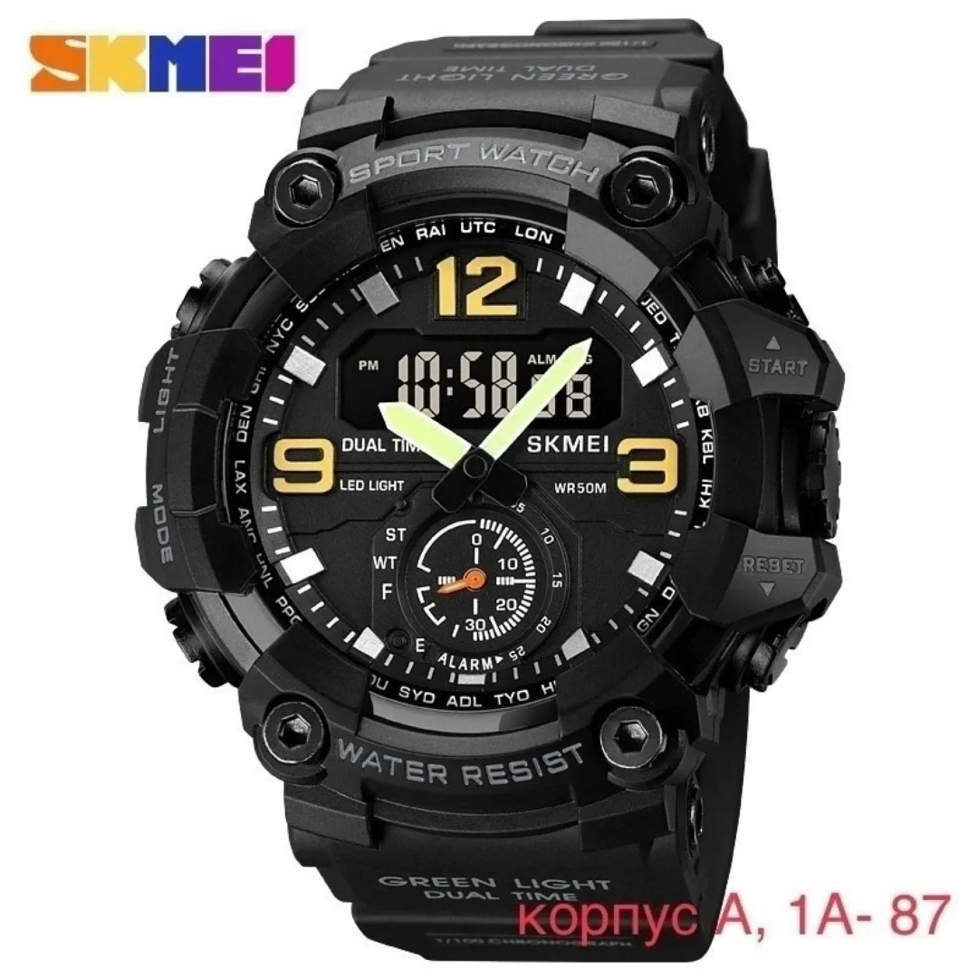 Мужские часы с силиконовым ремешком — фото 2