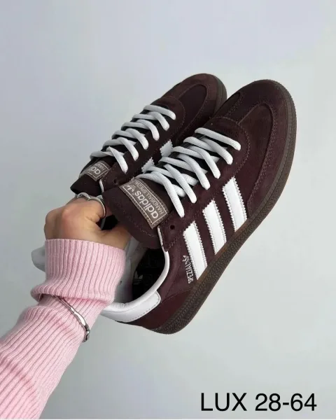 Женские классические кеды Adidas Samba из натуральной кожи — фото 4