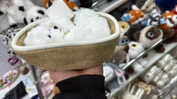 Музыкальная игрушка в виде собаки в корзине — фото 10