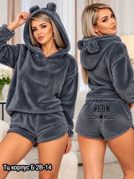 Пижама из мягкого махрового хлопка — фото 10