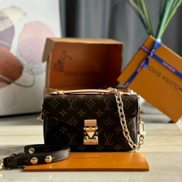 LV Сумка Канва + Кожа Натуральная ЛЮКС — фото 4