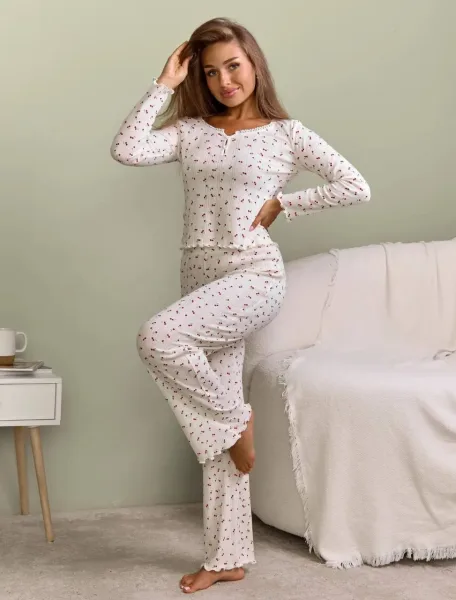 Комплект из ткани рибана на хлопке — фото 5
