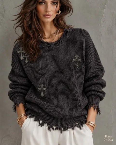 Свитер Варёнка Oversize — стильная и удобная модель — фото 2