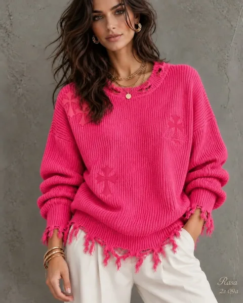 Свитер Варёнка Oversize — стильная и удобная модель — фото 3