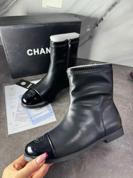 Туфли CHANEL из искусственной кожи — фото 5