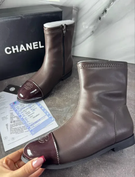 Туфли CHANEL из искусственной кожи — фото 7