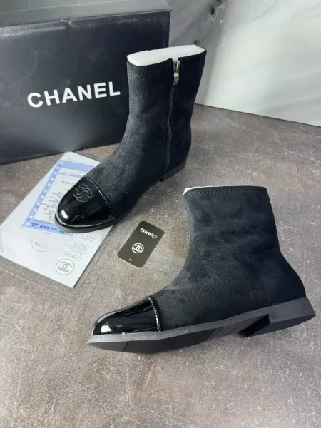 Туфли CHANEL из искусственной кожи — фото 8