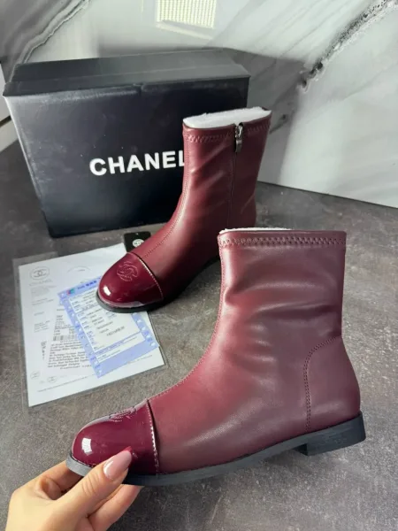 Туфли CHANEL из искусственной кожи — фото 11