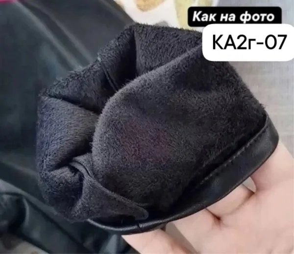 Брюки из эко-кожи — фото 4