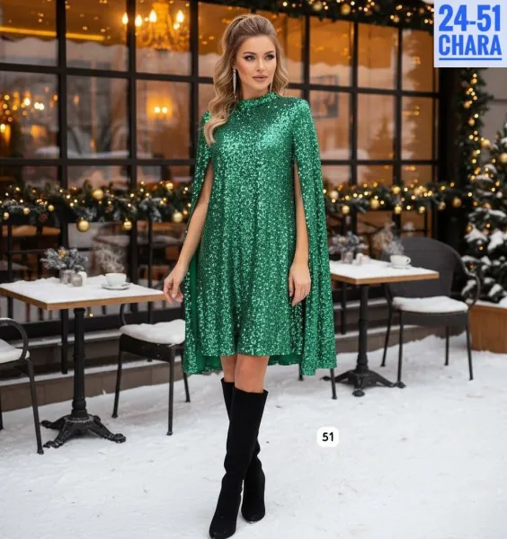 Платье из пайетки с подкладкой, идеальная посадка по фигуре — фото 21