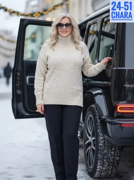 Платье из вязаного кашемира — фото 2