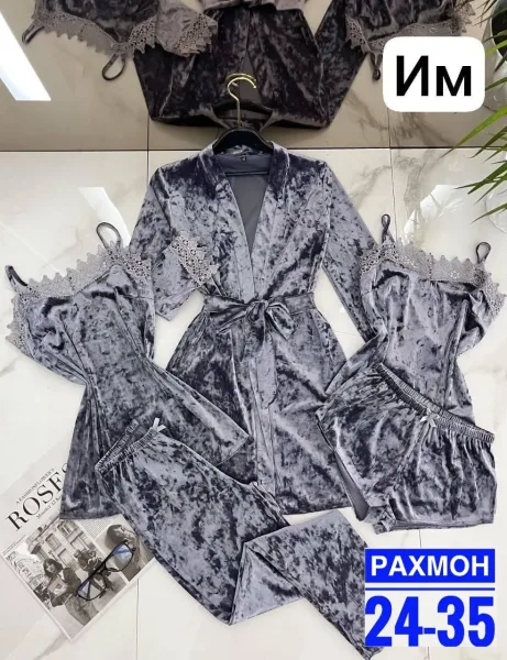 Пижама из велюра — фото 3