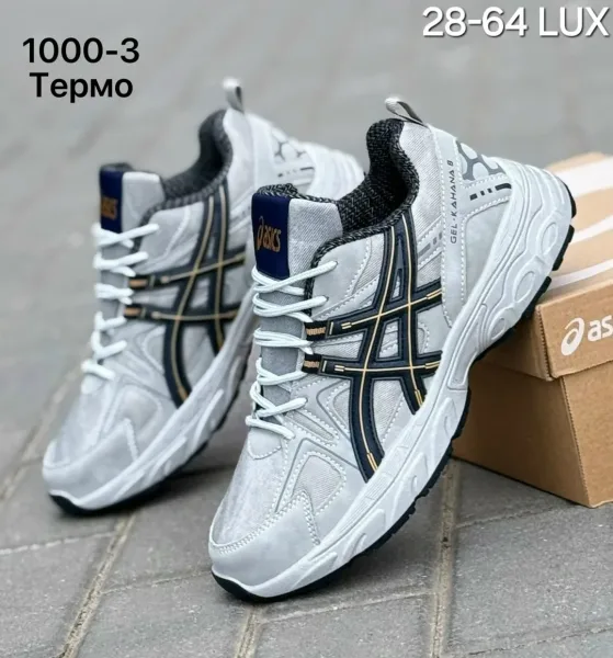 Кроссовки мужские ASICS, термо, непромокаемые — фото 4