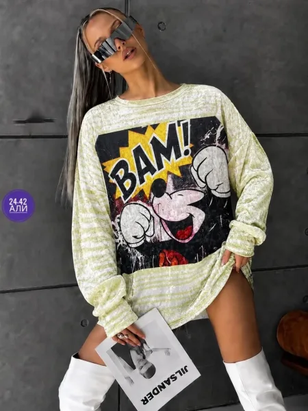 Кофта из тёплого велюра — фото 3