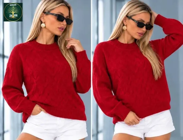Кофточка отлично тянется, комфортно садится по фигуре и смотрится стильно — фото 1