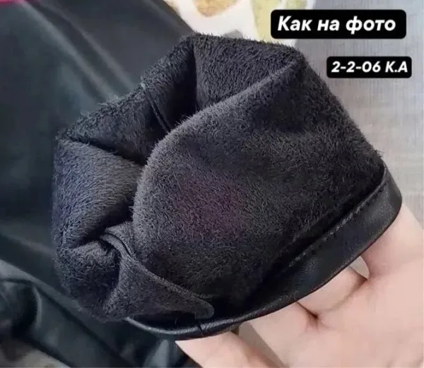 Брюки из эко-кожи — фото 5