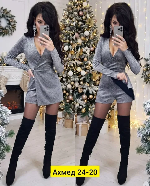 Комбинезон люрекс — фото 4