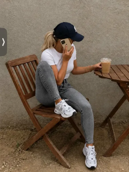 Джинсы skinny с высокой посадкой из стрейт-материала — фото 4