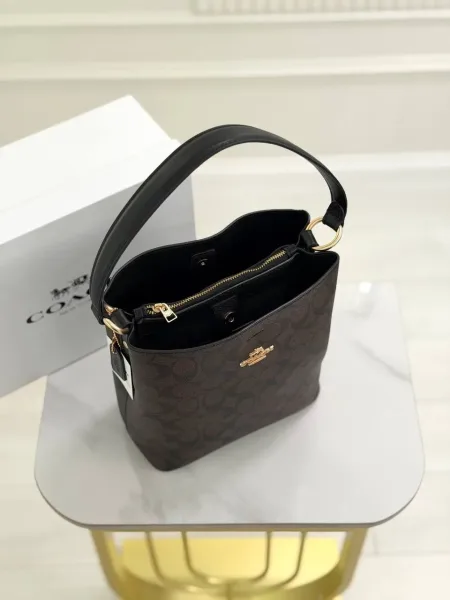 COACH сумка из эко кожи ЛЮКС — фото 5