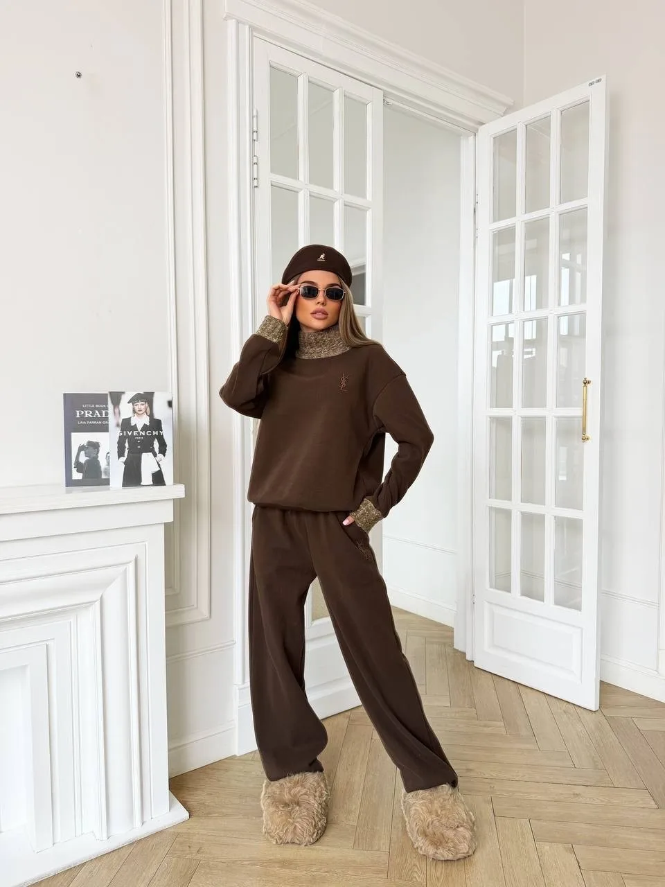 Костюм-тройка Yves Saint Laurent, хлопок на флисе — фото 2