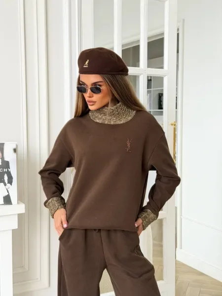 Костюм-тройка Yves Saint Laurent, хлопок на флисе — фото 11