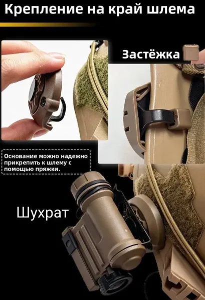 Booiu Gen3 Sidewinder BOOIU Gen3 Sidewinder Шлемный Фонарь — фото 9
