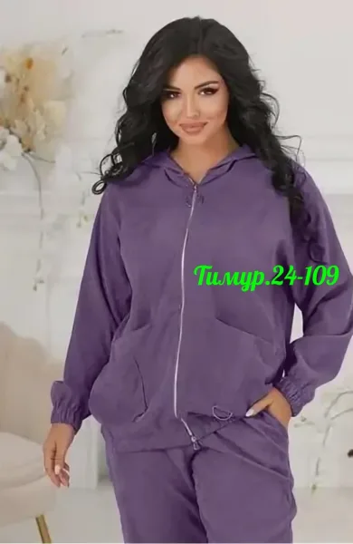 Костюм двойка из вельвета — фото 4