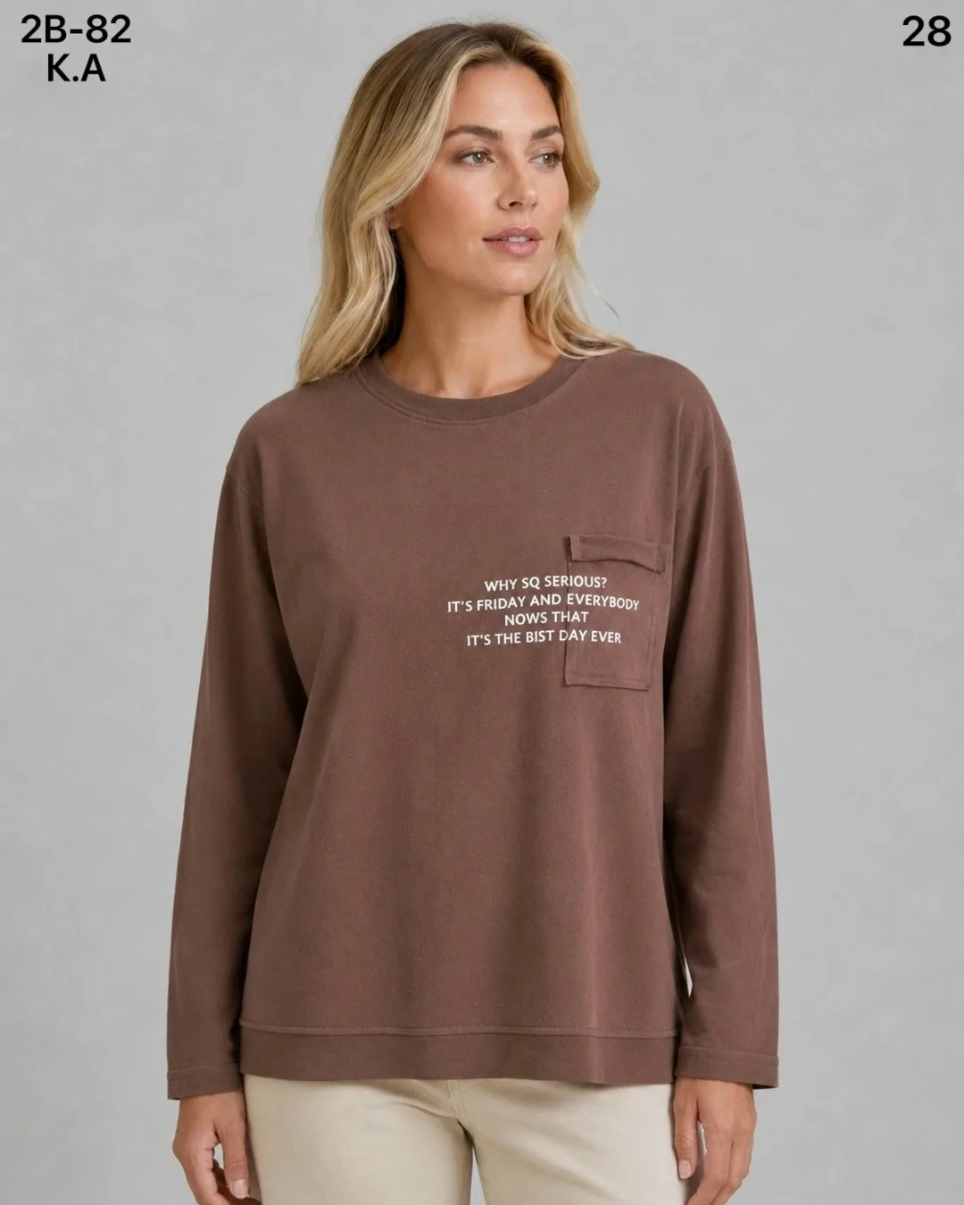 Кофта, хлопок 95 COTTON, 5 ELASTANE — фото 4