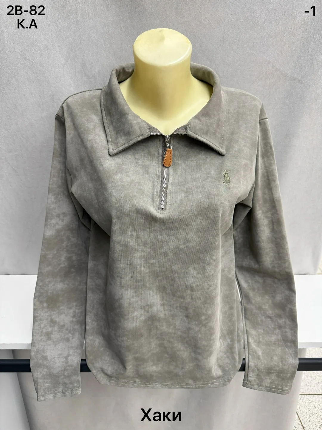 Кофта, хлопок 95 COTTON, 5 SPANDEX — фото 2