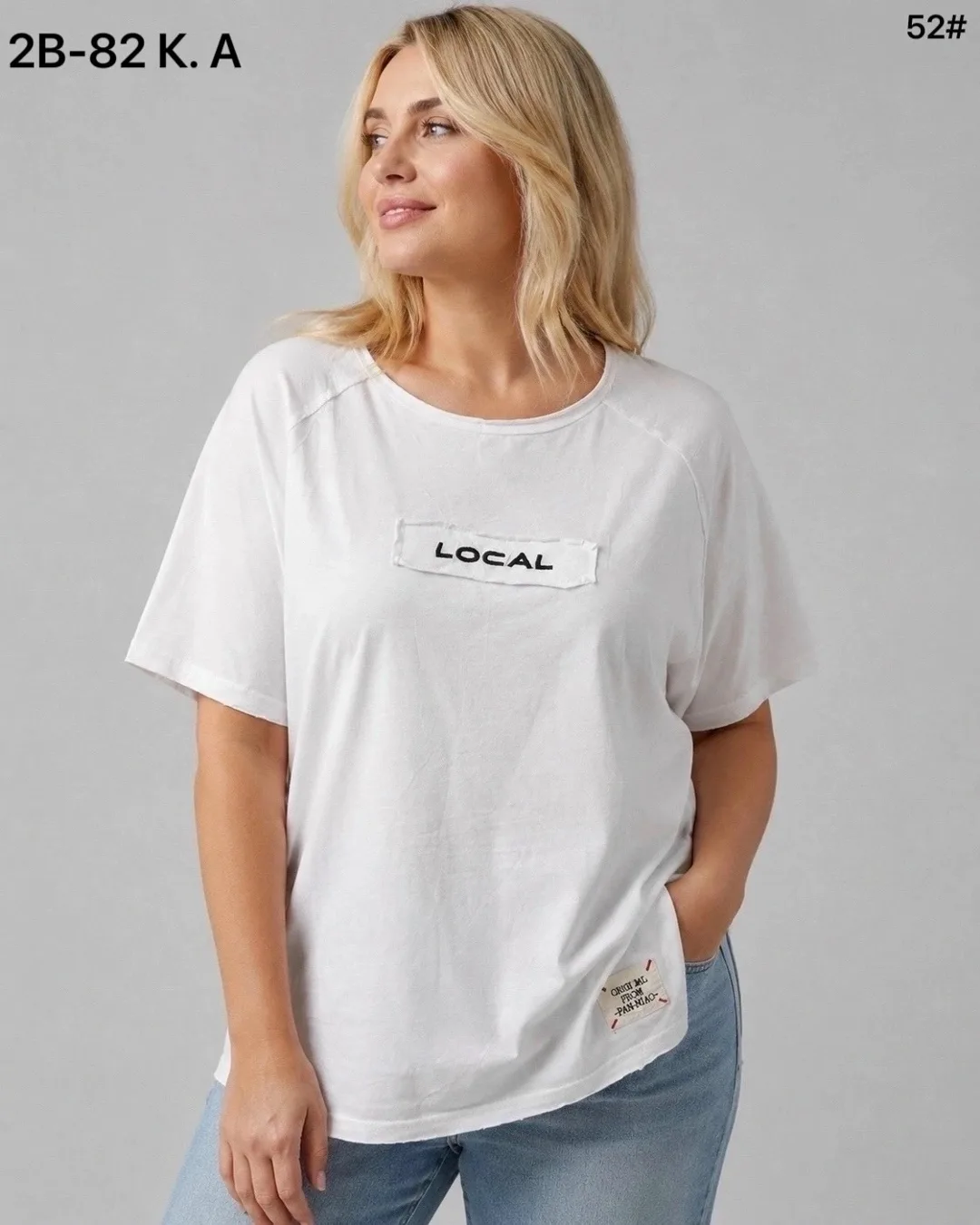 Футболка хлопок 95 COTTON, 5 ELASTANE — фото 1
