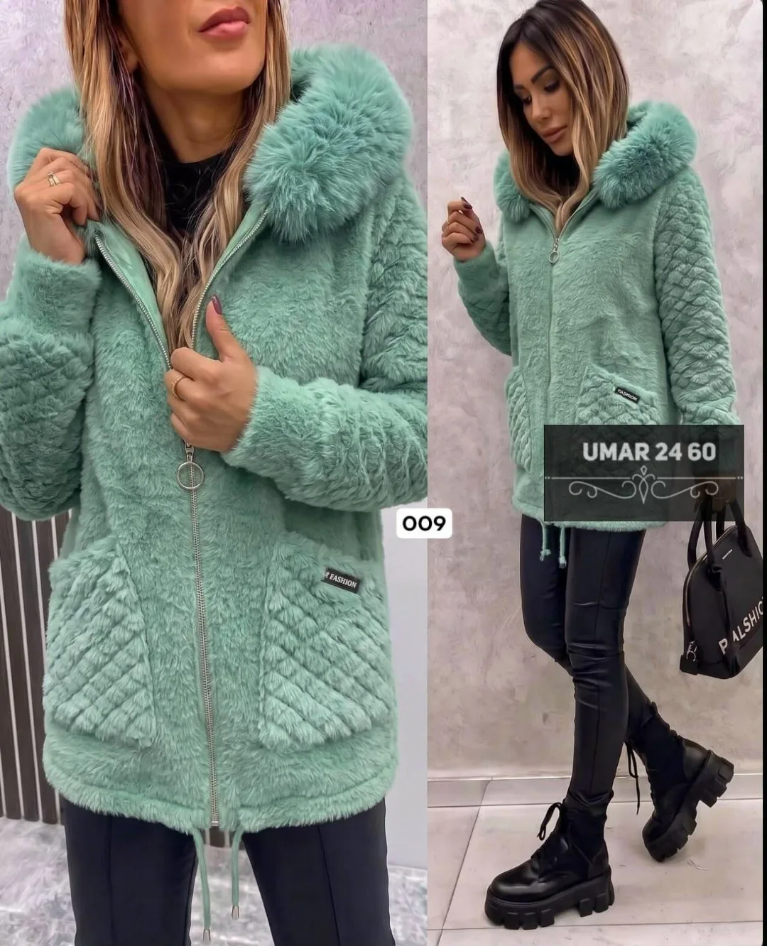 Кардиган с капюшоном из натурального альпака — фото 10