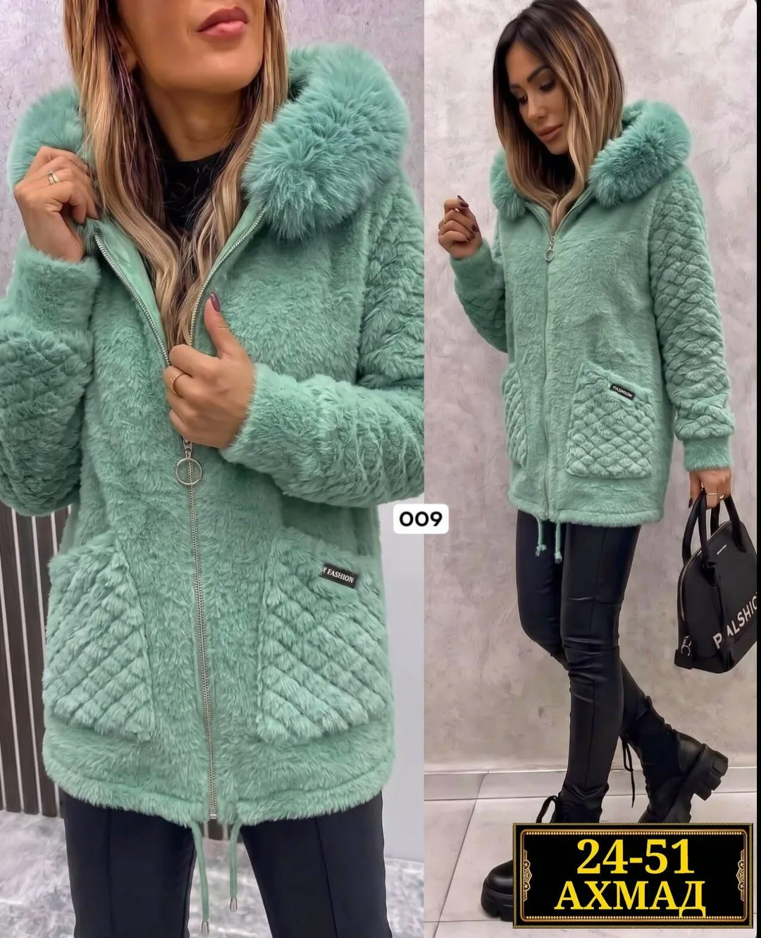 Кардиган с капюшоном из натурального альпака — фото 24