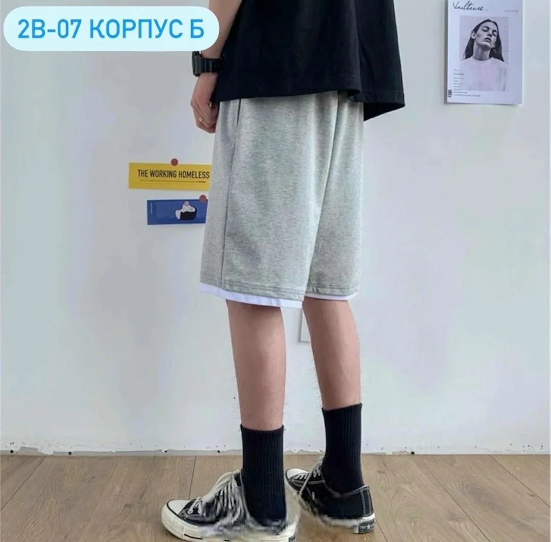 Шорты из натурального хлопка — фото 1