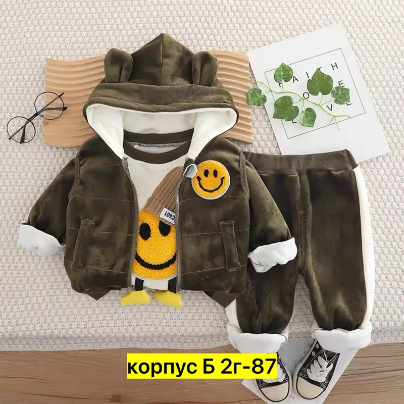 Костюм тройка флис — фото 6